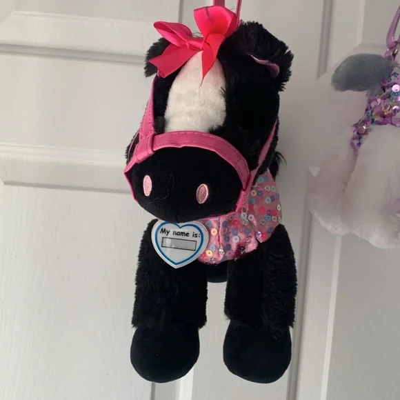 Two Super Poochie And Co Little Girls Plush Animal Shaped Purse. - Picture 6 of 15